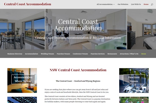 Central Coast Accommodation Business Advertising